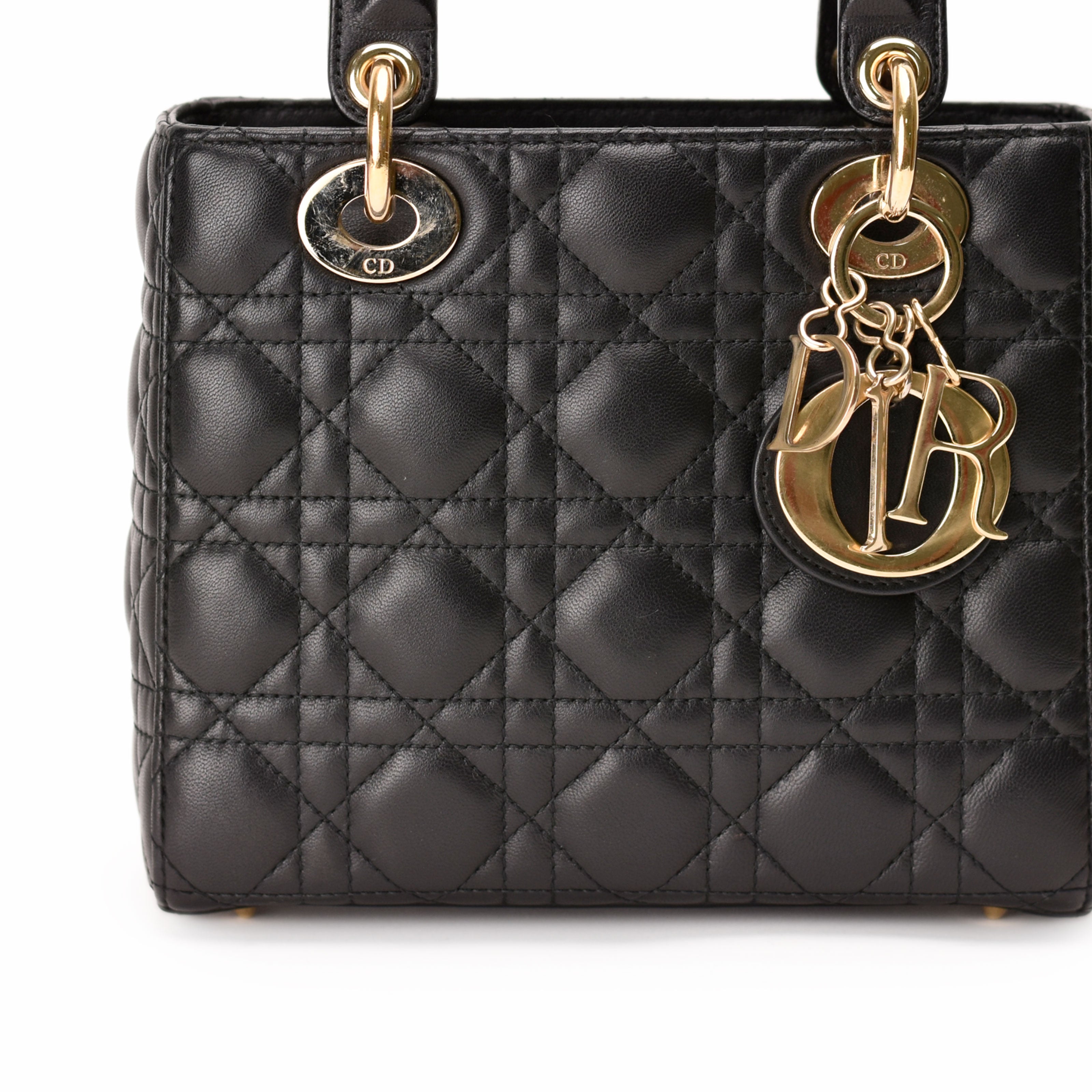 Dior Lady Dior Small My ABCDior Black Bag