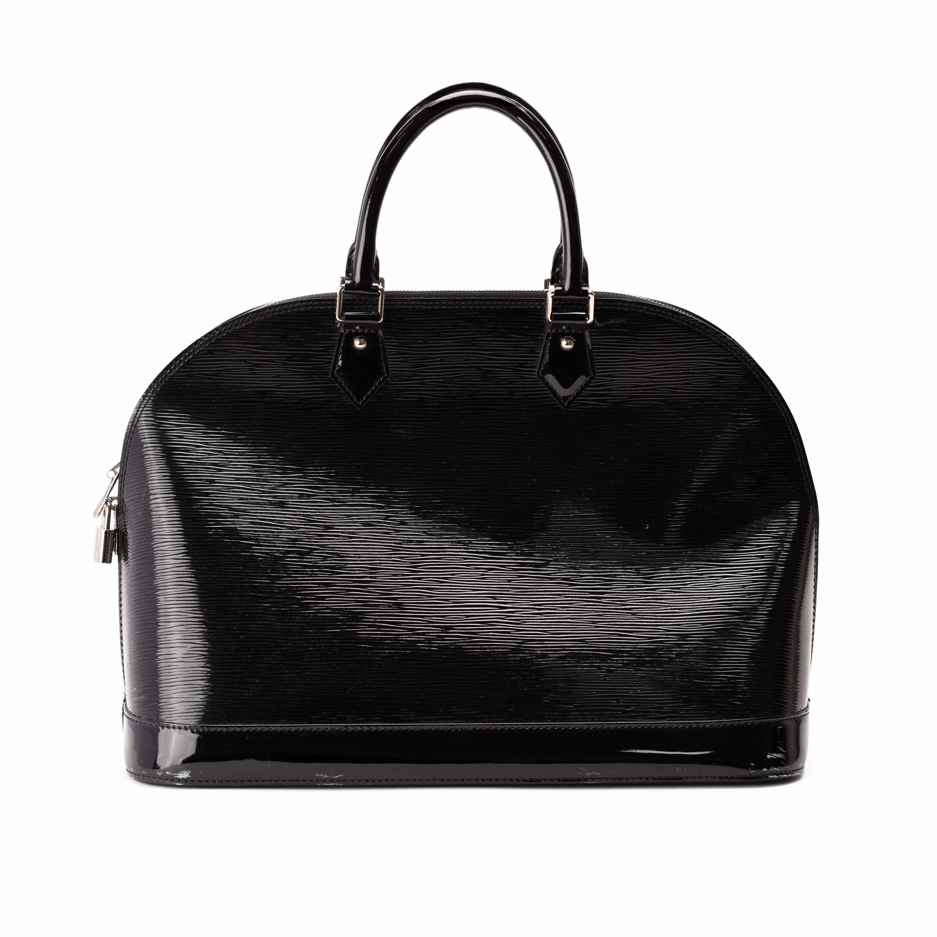 Louis Vuitton Alma GM Black Epi Electric Leather