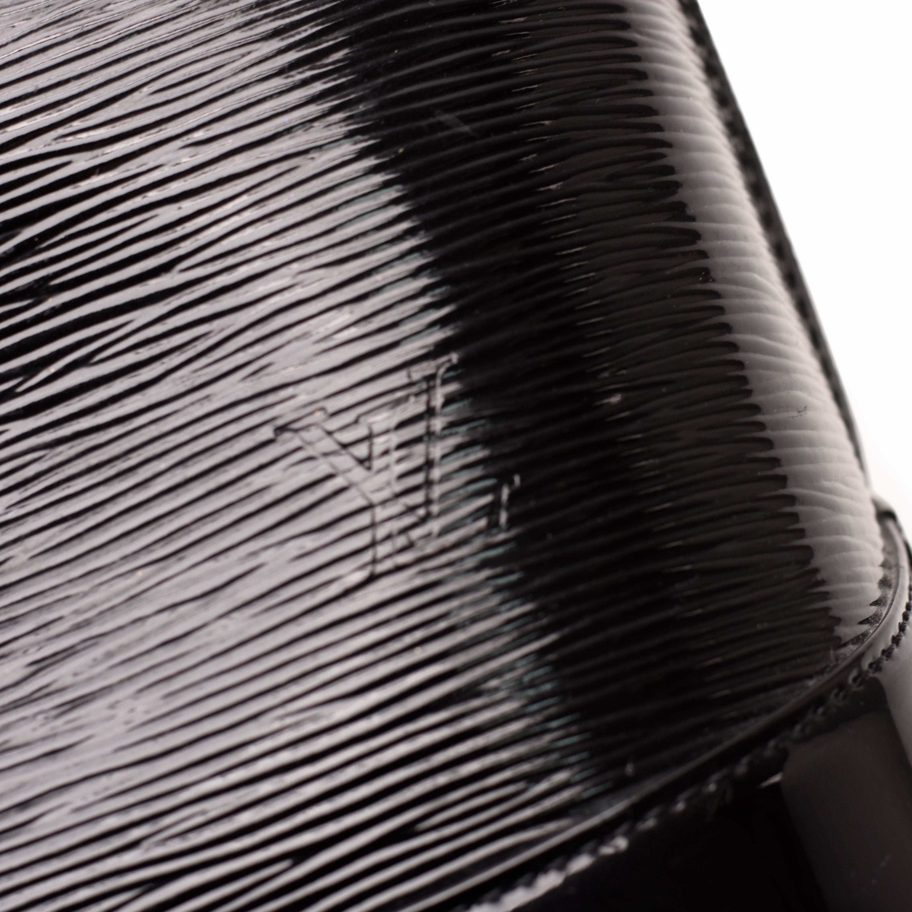Louis Vuitton Alma GM Black Epi Electric Leather