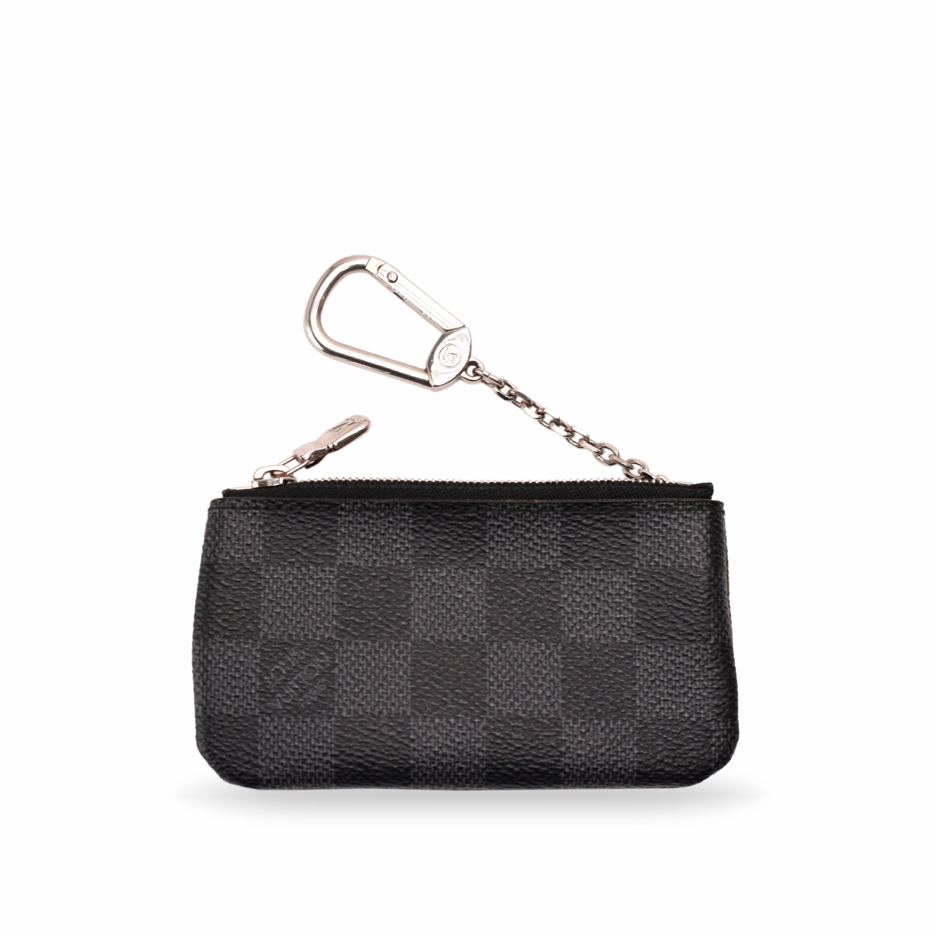 Louis Vuitton Key Pouch Damier Graphite