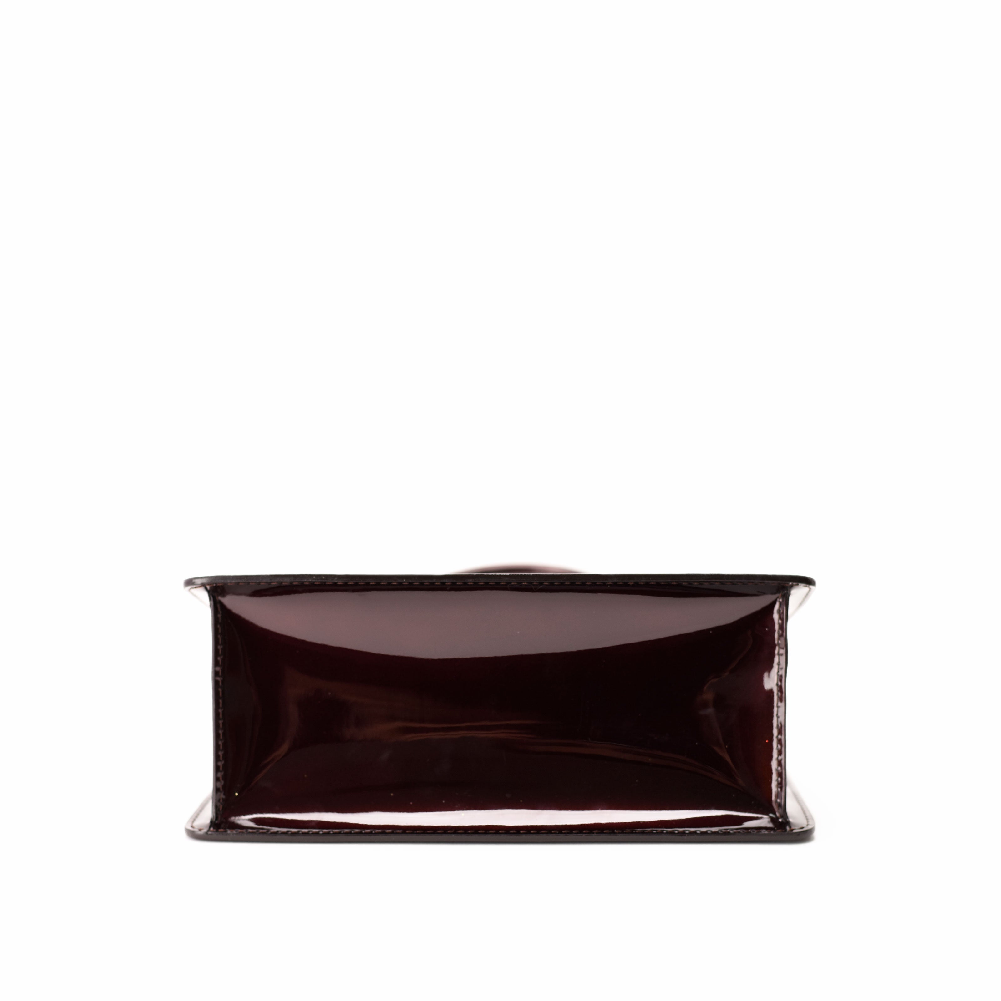 Louis Vuitton Monogram Amarante Red Vernis Deesse MM