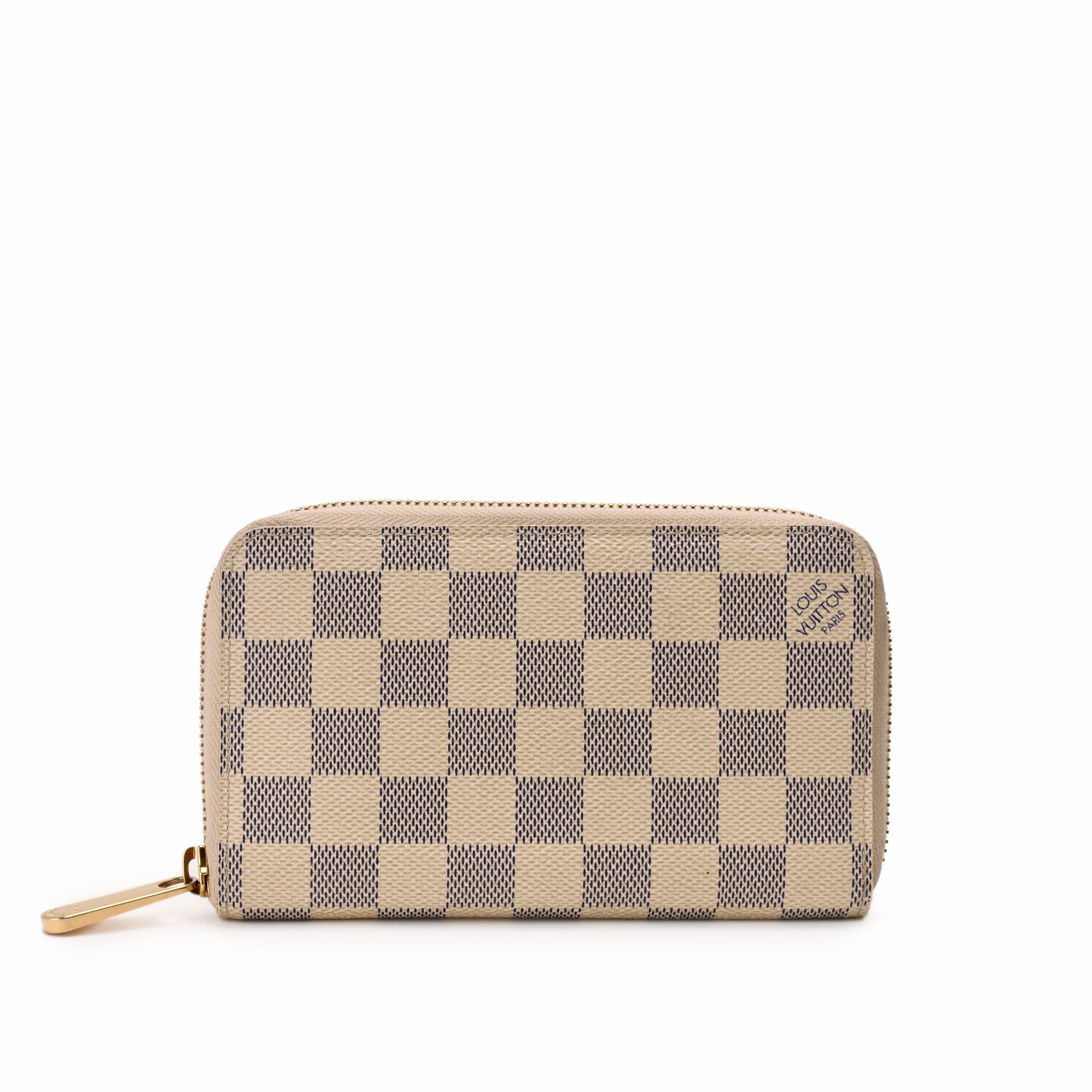 Louis Vuitton Damier Azur Zippy Compact Long  Wallet