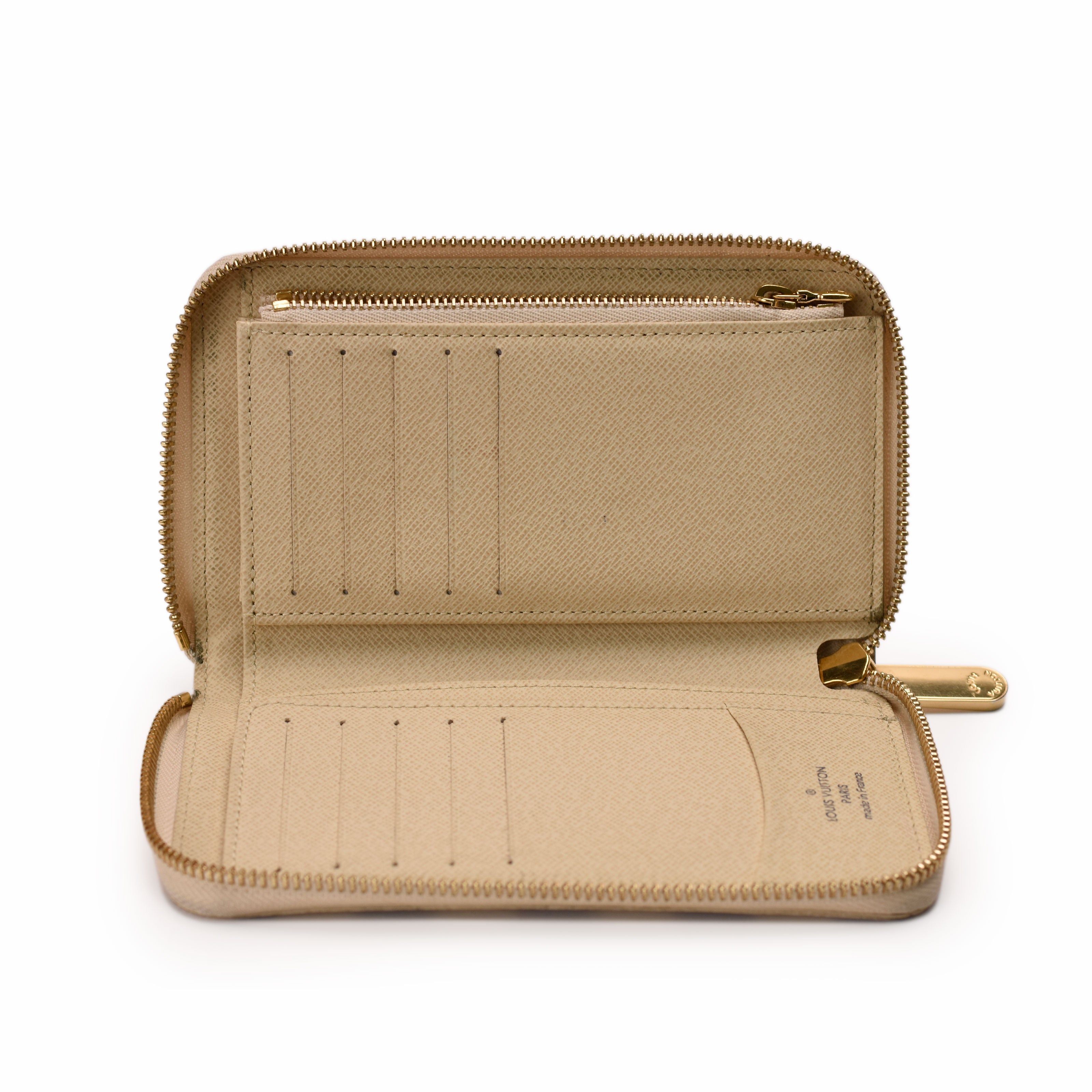 Louis Vuitton Damier Azur Zippy Compact Long  Wallet