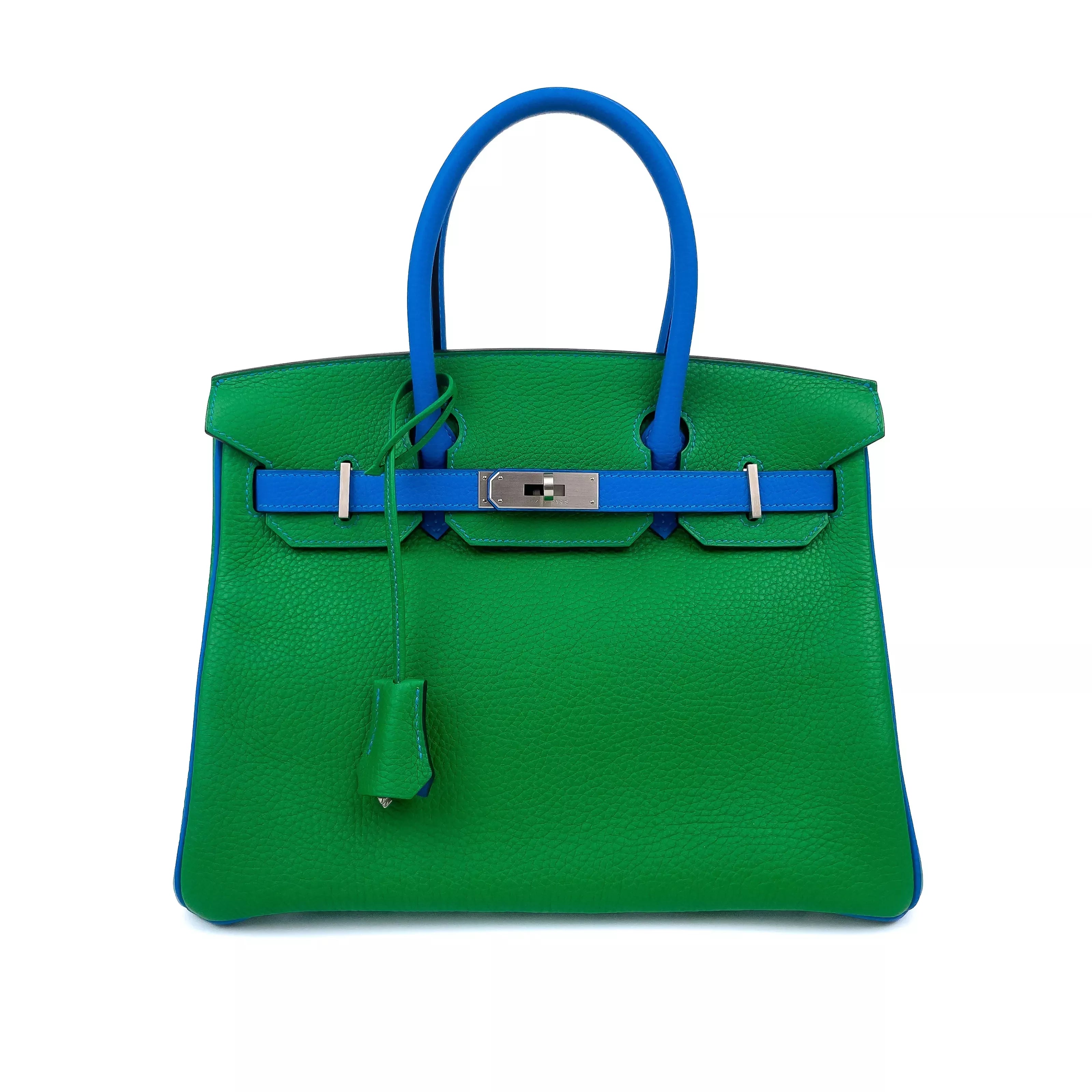 Hermes_Birkin_30_Bicolor_Green_Blue_Togo_Leather_Brushed_Palladium_Hardware_Front2