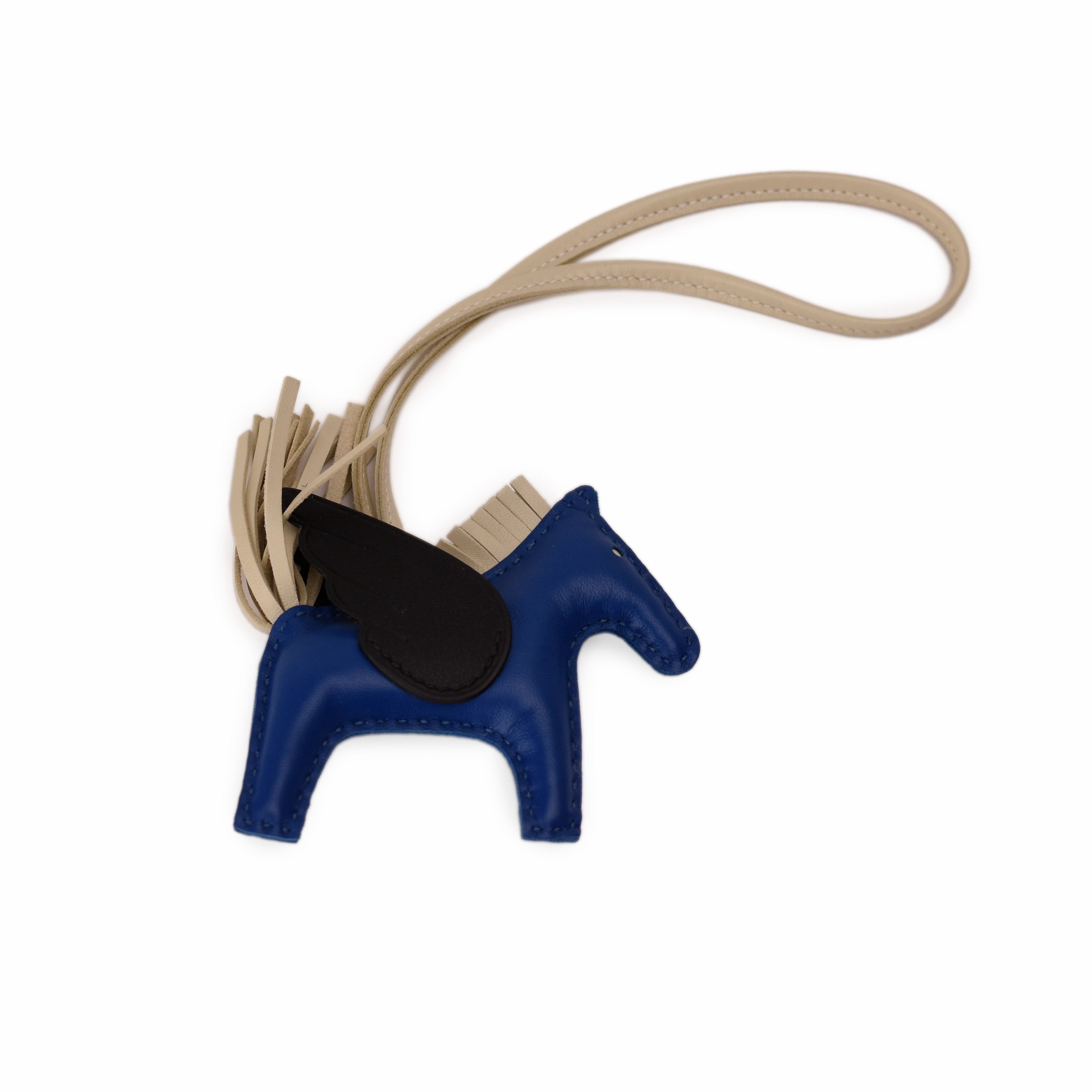 Hermès Rodeo PM Charm Blue