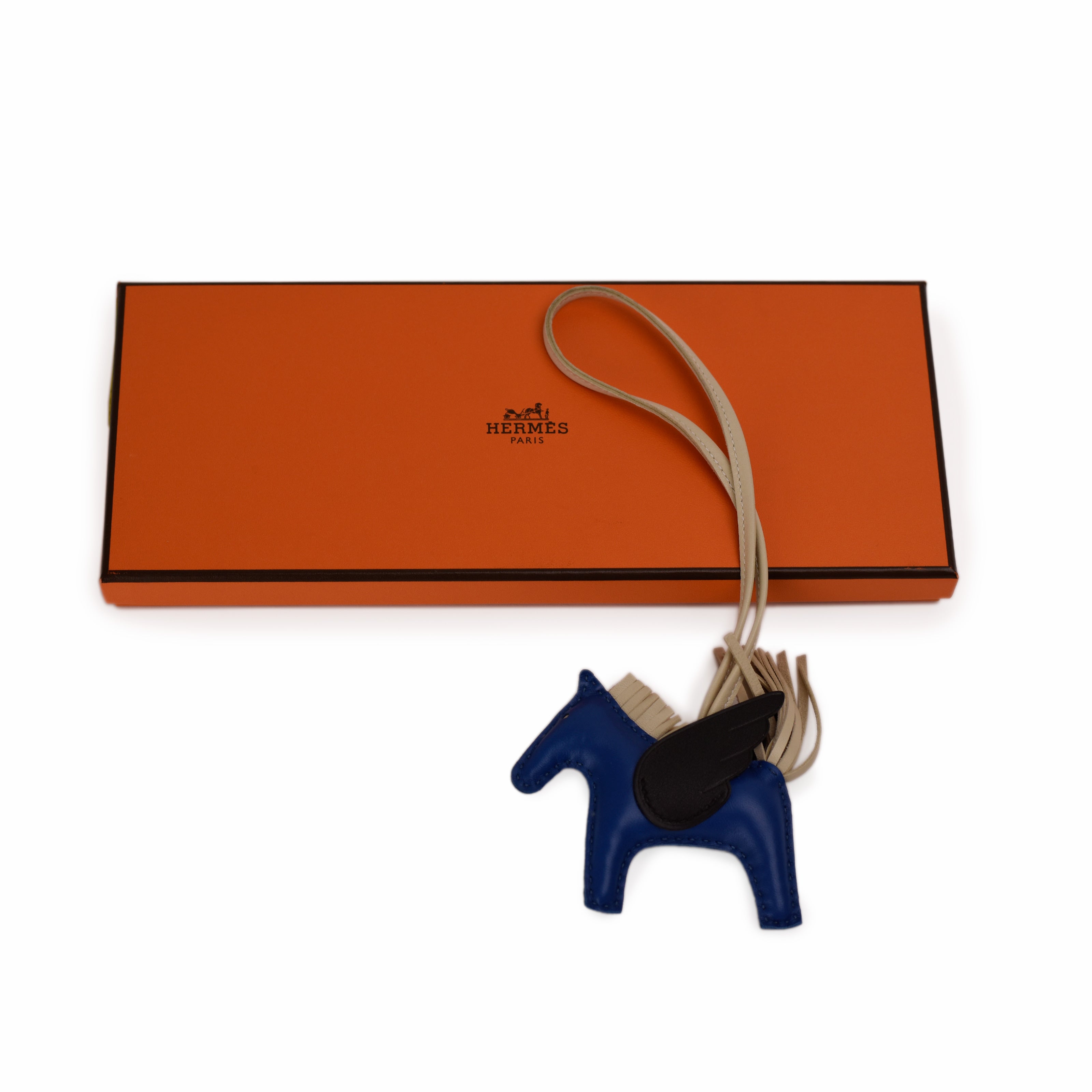 Hermès Rodeo PM Charm Blue