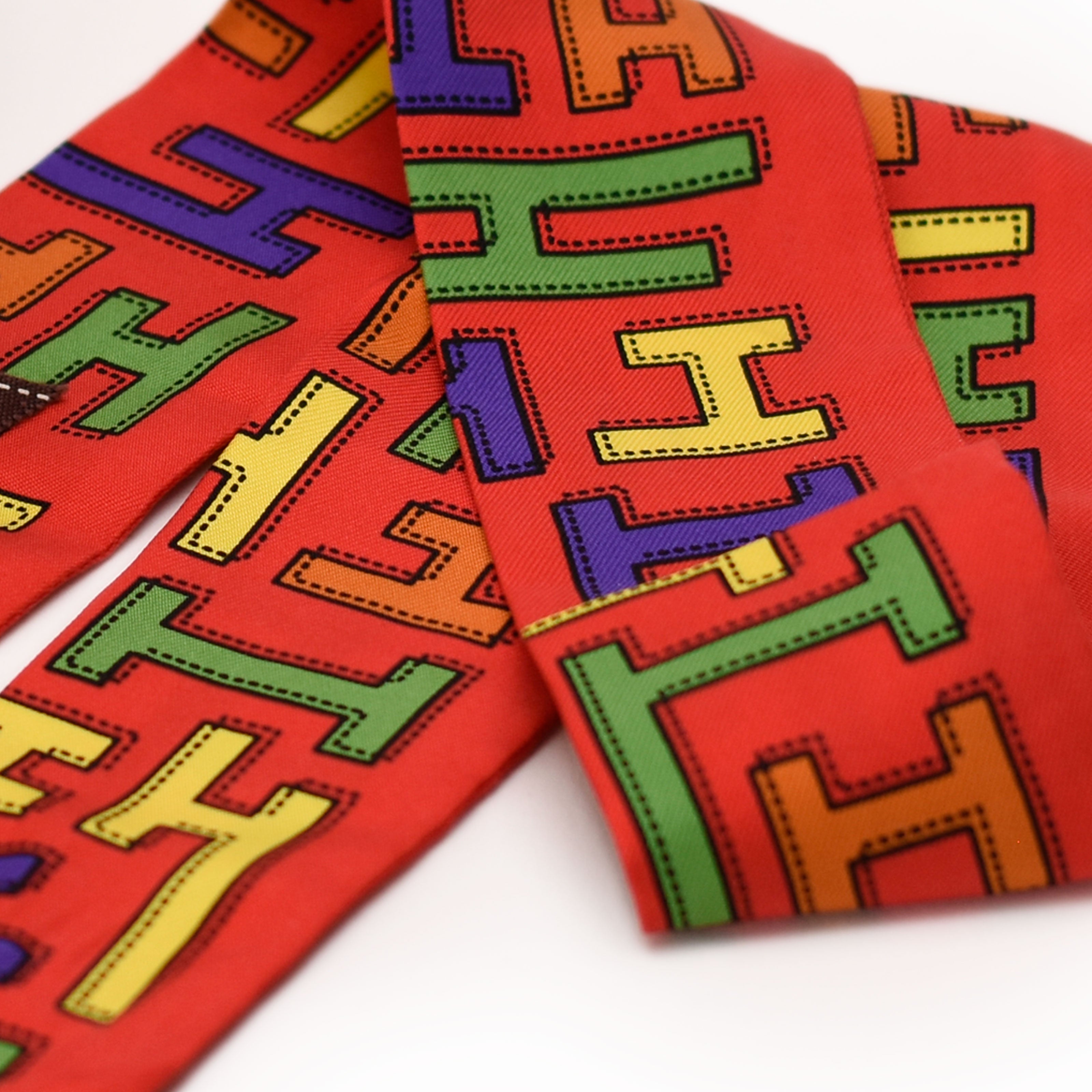 Hermès Twilly Red H Monogram